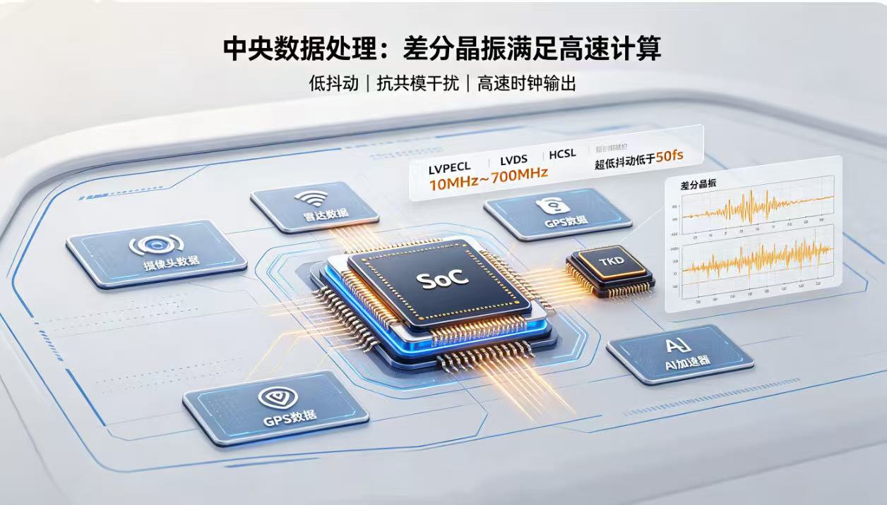 自动驾驶汽车（ADAS）中的晶振应用：四大核心模块选型解析