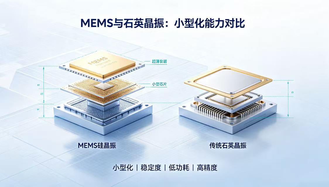 MEMS全硅可编程振荡器的技术优势与石英晶振对比分析 MEMS全硅可编程振荡器的技术优势与石英晶振对比分析
