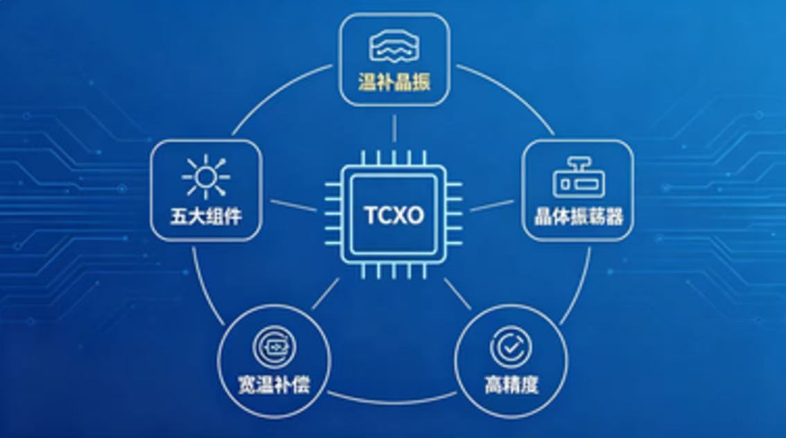 TCXO温补晶振四种类型详解：ADTCXO、DTCXO、DCXO与MCXO对比