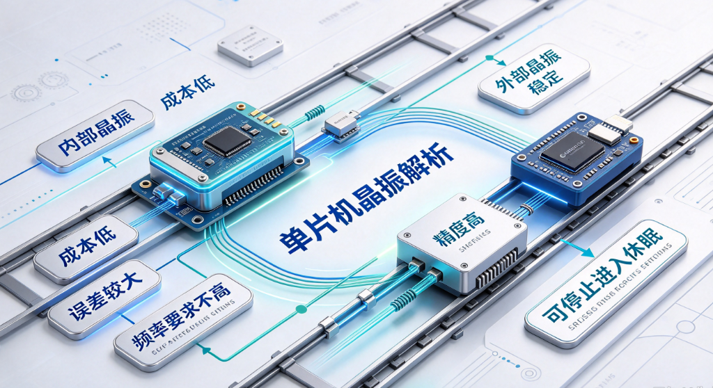 单片机晶振的作用与内外部晶振区别详解