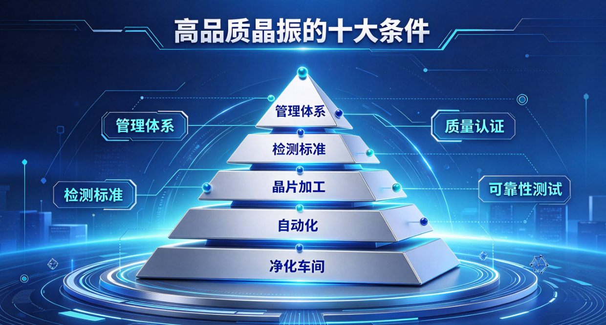 高品质石英晶振的十大条件：如何判断晶振品质优劣