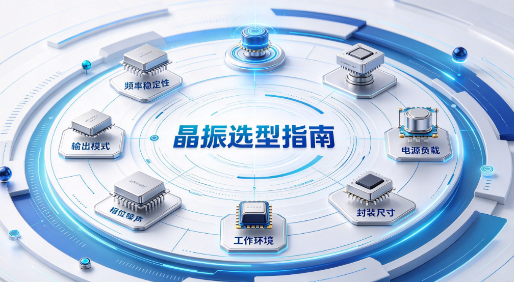  石英晶体振荡器选购指南：频率稳定性、输出模式与封装选择