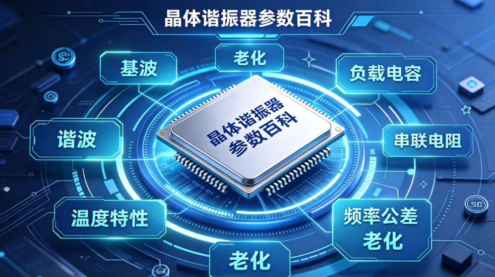 晶体谐振器术语详解：MHz带晶体谐振器核心参数全解析